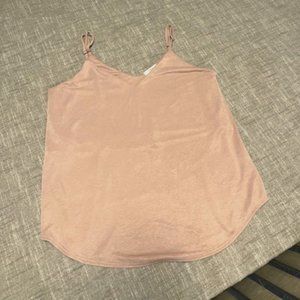 V-Neck Cami, Mauve, Size: Medium